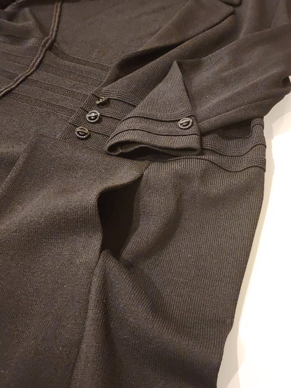 Excellent!!| US 10| ST JOHN: Mid-length Lightweight Fit&Flare Blazer Coat - Picture 11 of 16